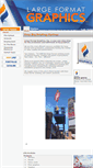 Mobile Screenshot of largeformatgraphics.biz